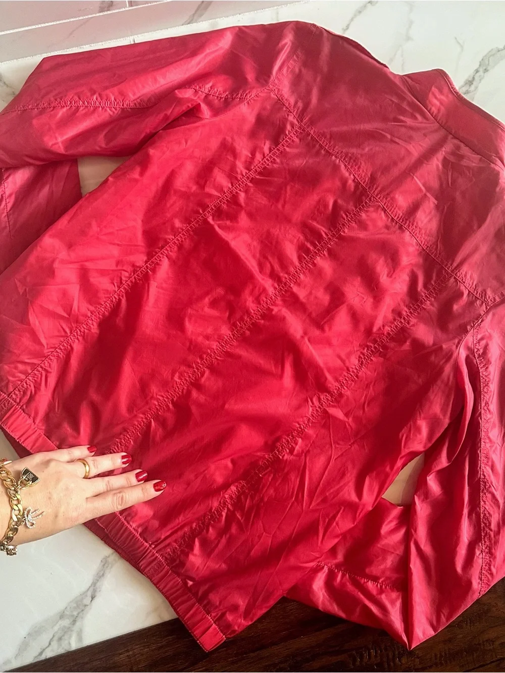 Authentic BURBERRY Girls Youth Windbreaker Jacket Cherry Trench Coat 14 Years